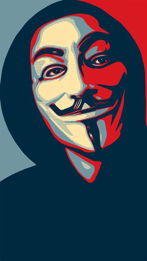 Anonymous Mask Minimalist Digital Art 4k 1 Wallpaper