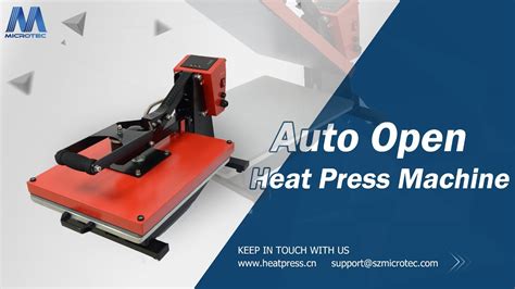 The Newest High Pressure Auto Open Heat Press Machine From Microtec