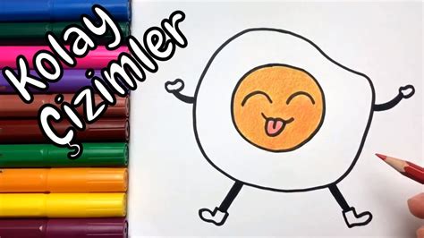 Kolay Çizimler Sevimli Yumurta Nasıl Çizilir Kawaii Resim Çizimleri