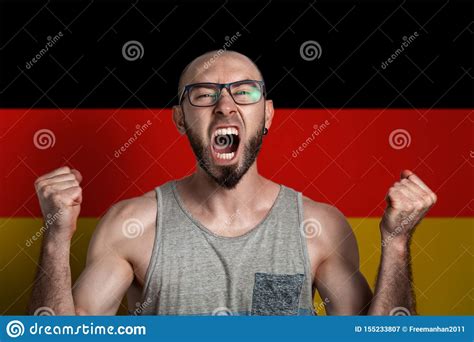 Emotion Of Anger And Indignation The Man In Glasses Clenched His Hands