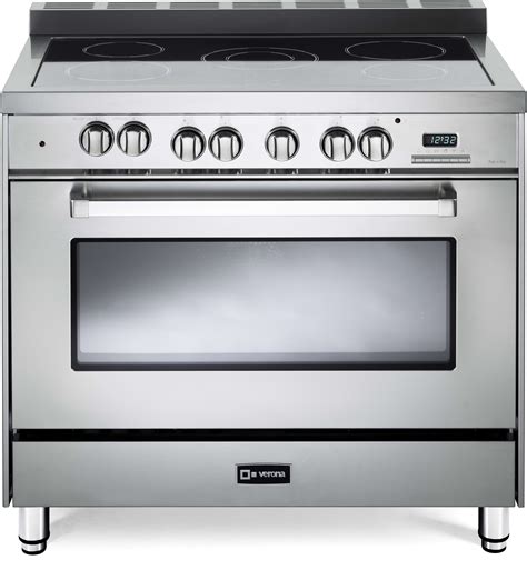 Verona Vefsee365ss 36 Inch Freestanding Electric Range With 40 Cu Ft