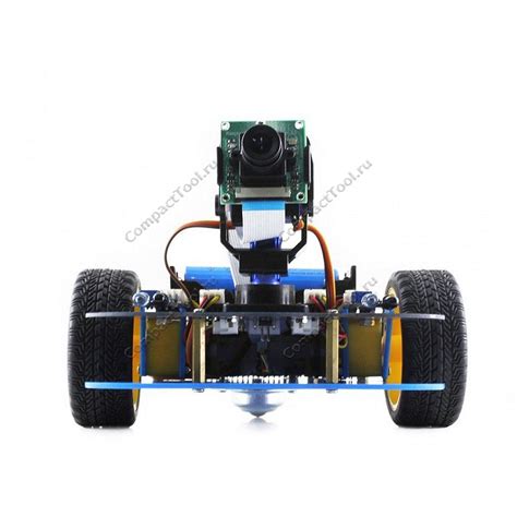 3 колесная платформа для робототехники AlphaBot для Rpi3