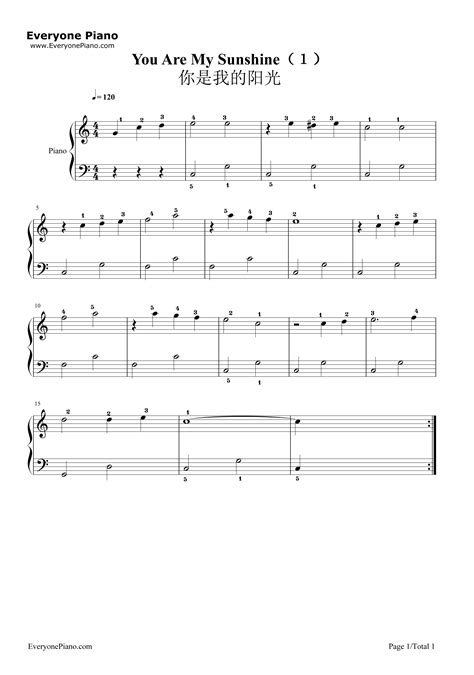 Check spelling or type a new query. You Are My Sunshine-Super Easy Version Stave Preview