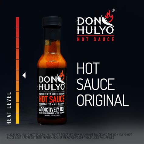 Don Hulyo Hot Sauce Ghost Pepper Classic 147ml Shopee Philippines