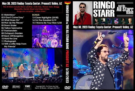 Ringo Starr Dvd All Starr Band Live Prescott Valley Az 5302023