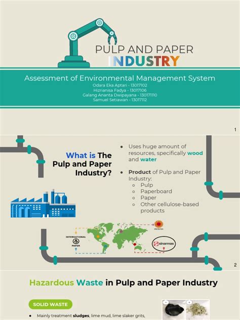 Paper And Pulp Industry Revisedpptx Pulp Paper Paper