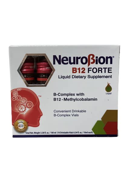 B12 Forte Liquid Dietary Supplement Neurobion 1 Ct Delivery