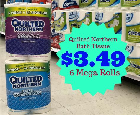 Quilted Northern Bath Tissue 6 Mega Rolls As Low As 349 At Kroger