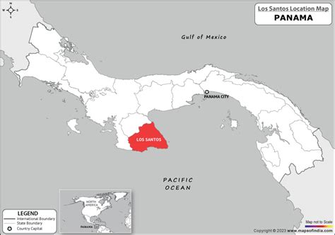 Where Is Los Santos Located In Panama Los Santos Location Map In The