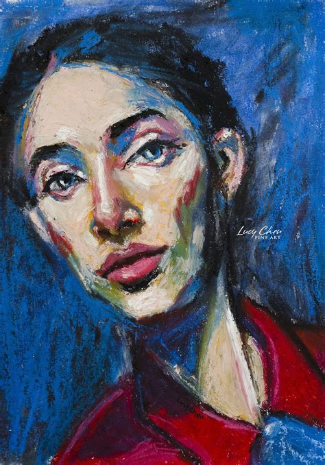 How To Start An Oil Pastel Portrait Painting — Lucy Morningstar Oil