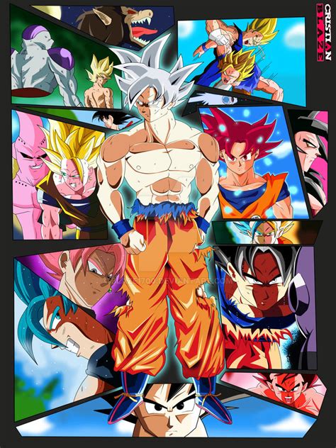Fases De Goku By Fabiansm On Deviantart Personajes De Dragon Ball