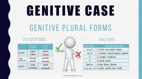 beginning russian genitive case 5 genitive plural forms youtube genitive case plurals