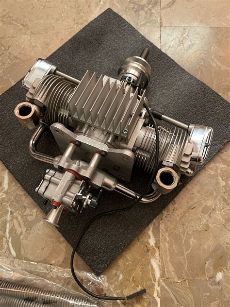Gas Engine Twin Cylinder Four Stroke 61cc Saito Fg 61ts Ebay