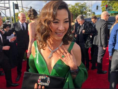Showbiz Michelle Yeoh Wears Iconic Emerald Ring From
