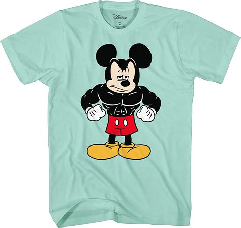 Disney Tough Mickey Mouse Mens Adult Graphic Tee T Shirt Xxx Large