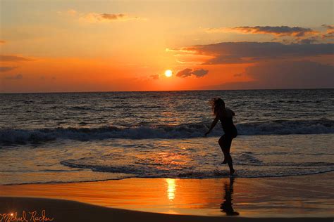 Maui Sunset Dance Photograph By Michael Rucker Fine Art America