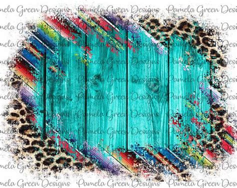 Regardless of the software you have at your disposal, it's. Serape Leopard Frame Sublimation Design Download Digital ...