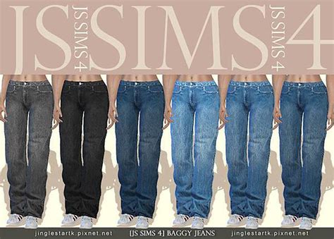 Js Sims 4 Baggy Jeans Js Sims 痞客邦
