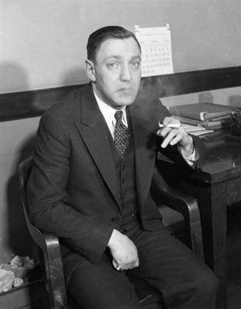 Dutch Schultz Smokes During A Trial Just Months Before His