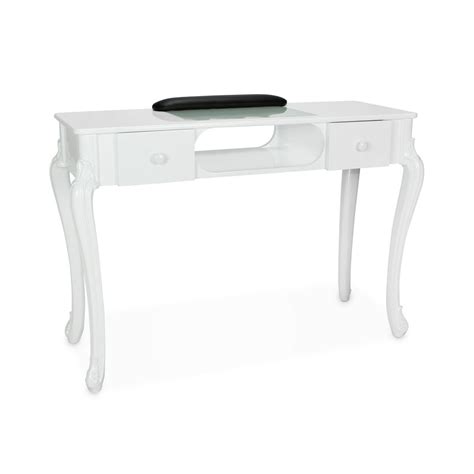 Fiona Manicure Table White Stylish And Elegant Nail Table For Nail