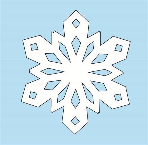 Perfect giant snowflake templates for themed parties or holiday decor! How to Make Paper Snowflakes | AllFreeChristmasCrafts.com