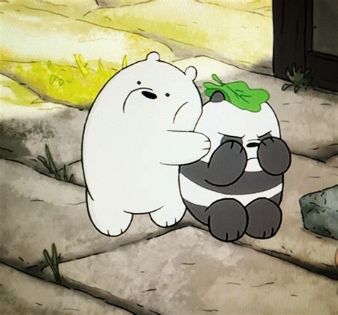 Lihat ide lainnya tentang beruang kutub, kartun, ilustrasi karakter. Just saw "Ramen" and baby ice bear hugging exhausted baby ...