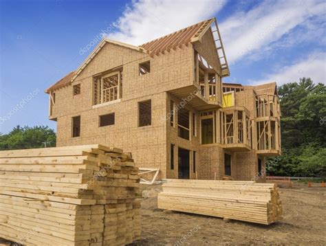 New Residential House Construction Stock Photo By ©sonar 48173597