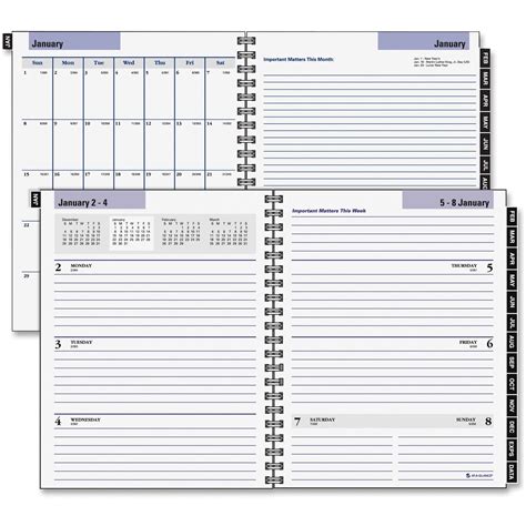 At A Glance Weeklymonthly Planner Refill