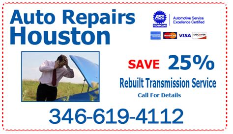 Auto Repair Houston Brake Repair Oil Change Tune Ups Automotive