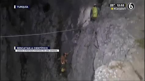 Rescatan A Explorador Que Quedó Atrapado En Una Cueva En Turquía