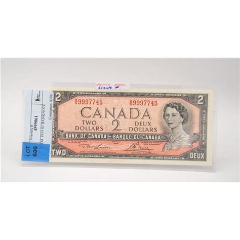 Canada 1954 2 Banknote
