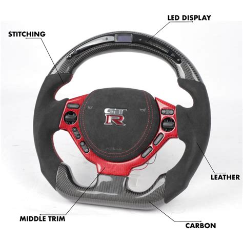 Nissan R35 Gtr Style Full Custom Steering Wheel