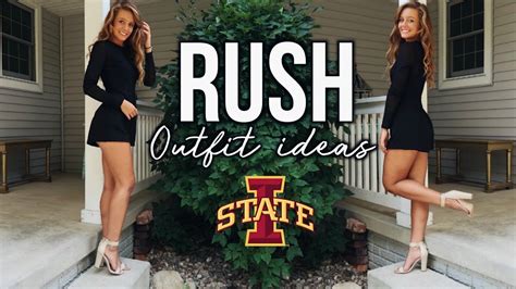Rush Outfit Ideas Sorority Recruitment Outfits Youtube