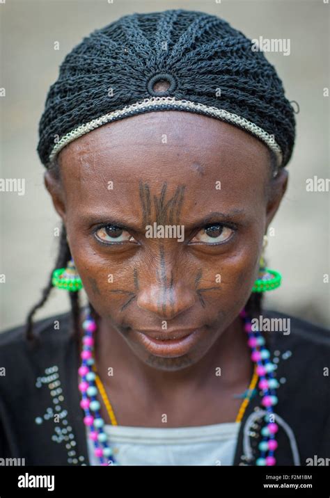 Fulani Tribe Woman Tattoo Hi Res Stock Photography And Images Alamy