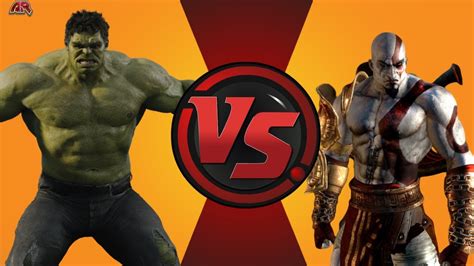 God Of War Kratos Vs Hulk