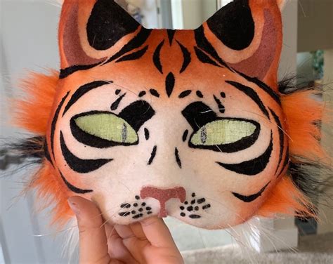 Siberian Tiger Therian Mask Etsy