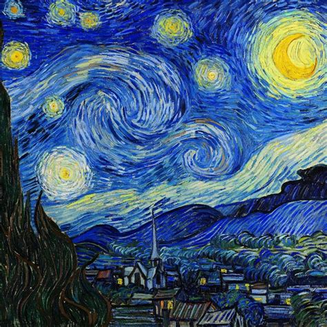 Noite Estrelada Van Gogh Desenho MODISEDU