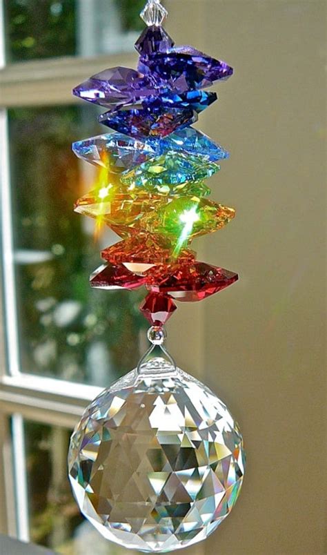 Window Prism Swarovski Crystal Sun Catcher Made Entirely With Etsy