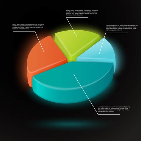 Pie Chart Infographics Template 436506 Vector Art At Vecteezy