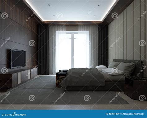 Bedroom Stock Image Image Of Bedroom Floor Contemporary 48274479