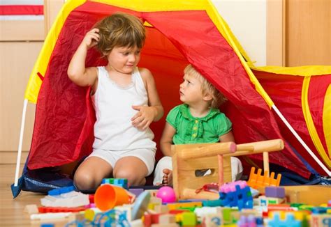 Children Playing At Home Photo Free Download