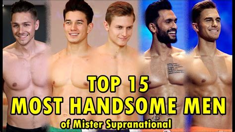 Mister Supranational Most Handsome Men TOP YouTube