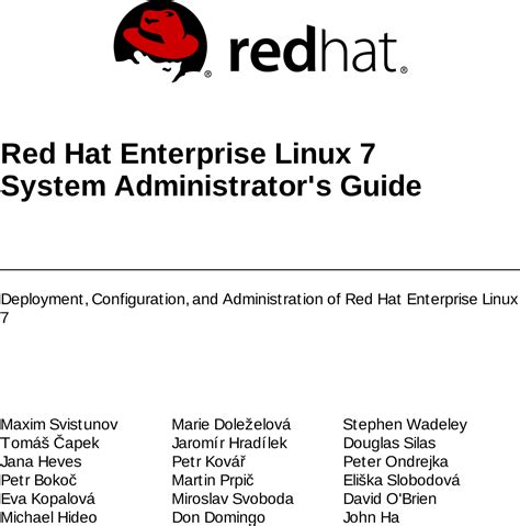 system administrators guide red hat enterprise linux  administrators