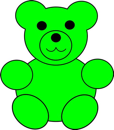 Green Gummy Bear Clipart Png Download Full Size Clipart 5191149