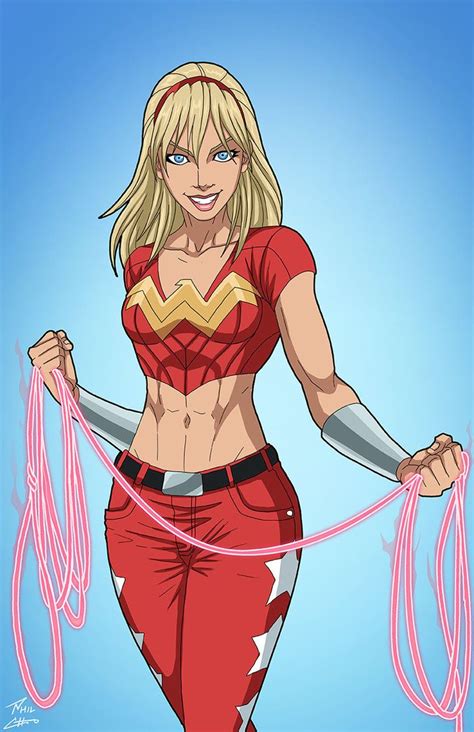 Wonder Girl Ii Titan Earth Commission By Phil Cho Geek Pinterest Super H Ros Girl