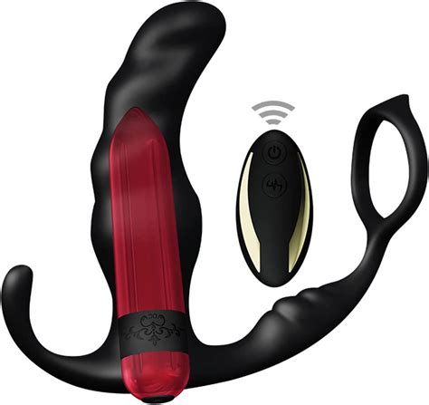 Amazonde Anal Vibrator Mit Penis Cockring Silikon Sexspielzeug Prostata Vibratoren Mann