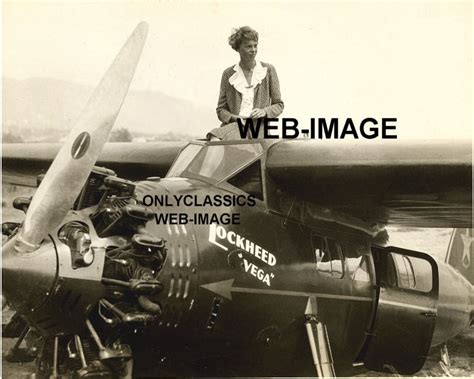 1929 Amelia Earhart Lockheed Vega Airplane Candid Photo Historic