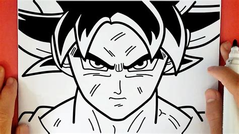 Salón De Clases Desfile Campeonato Goku Ultra Instinto Dibujo A Lapiz