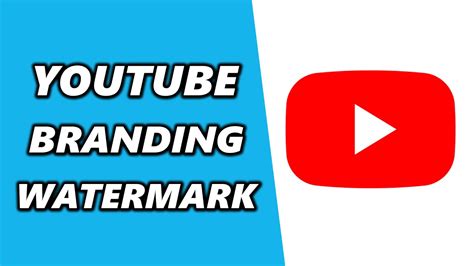How To Create Youtube Branding Watermark For Free 2023 Youtube