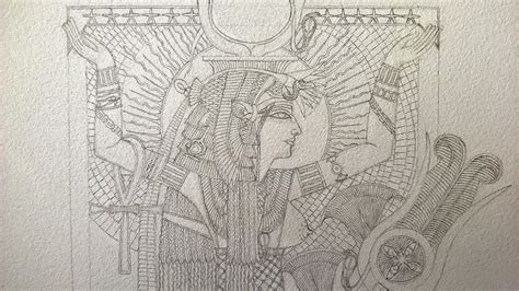 Icons Of Kemet Hwt Her Hathor Touching The Goddess Of Love Part 2